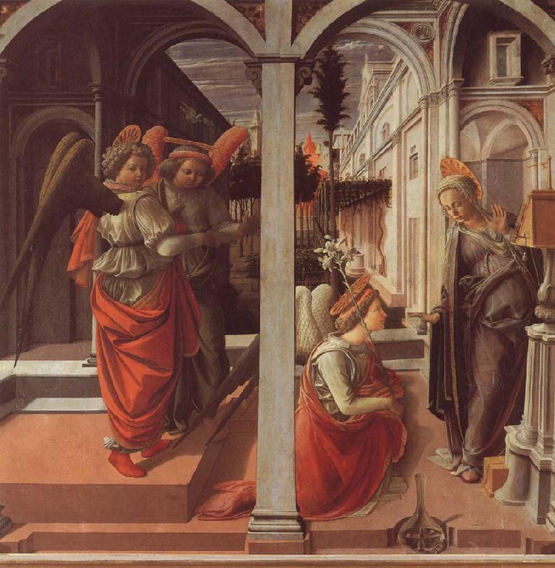 Fra Filippo Lippi The Annunciation oil painting image